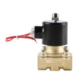 2W Air Water Solenoid Valve Stainless Steel Brass 2 Way 1/4"-2 1/2" Normally Closed DC12V 24V AC220V MegaBDM