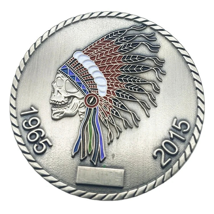 Customizable India 1910 Europe Gold Plated Silver Brass Antique Coins for Collection