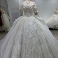 White Off the Shoulder Wedding Dresses Luxury Beading Applique Sleeveless Backless Bridal Ball Gowns Xs009