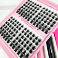 DIY Eyelash Extension Individual Cluster Lashes Natural Lash Cluster Home Eyelash Extension Set