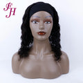 Wholesale Cheap Natural Hair Remy Human Hair Headband Wig for Black Women