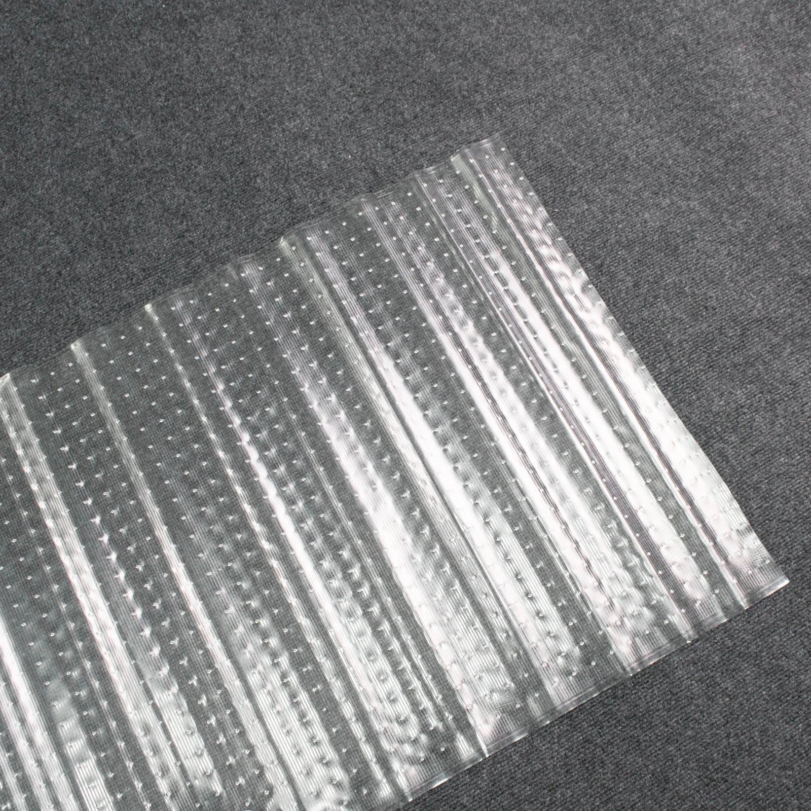 Floor Protector for Deep Pile Carpet Clear Easy-to-Clean Plastic Mat for Hallway