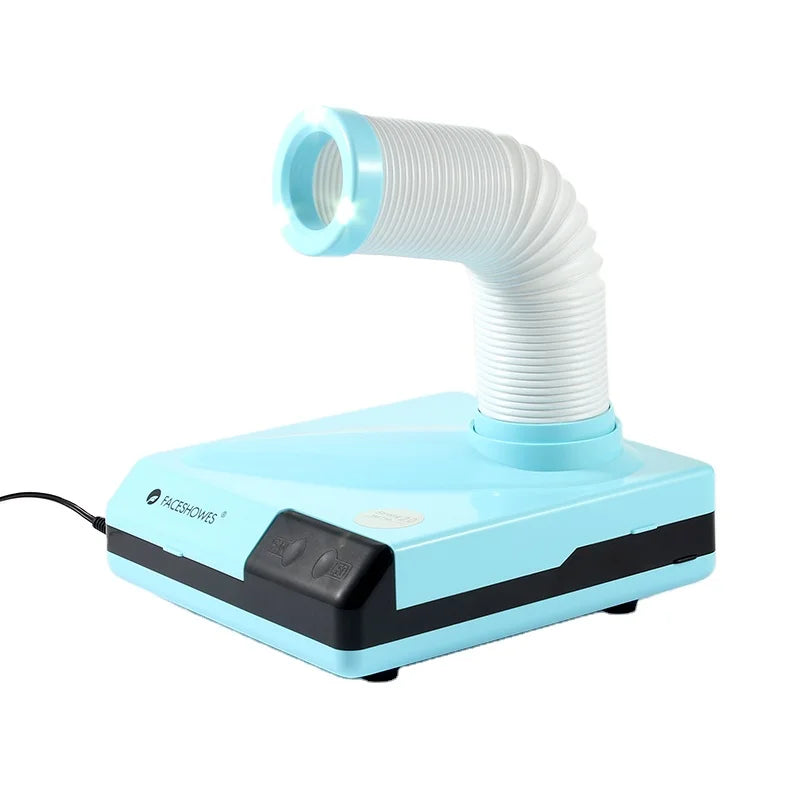 Professional Desktop Nail Polishing Vacuum Cleaner Adjustable Dual Vacuum Modes Low Noise Acrylic Nails Upgrade Motor Dust