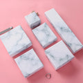 A1 Jewelry Box Custom   Print Favor Pattern Paper Packaging Marble Design  Jewellery Box Packaging