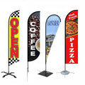 Beach Flags Feather Flag Pole Base Custom Beach Wind Flag with logo Banner