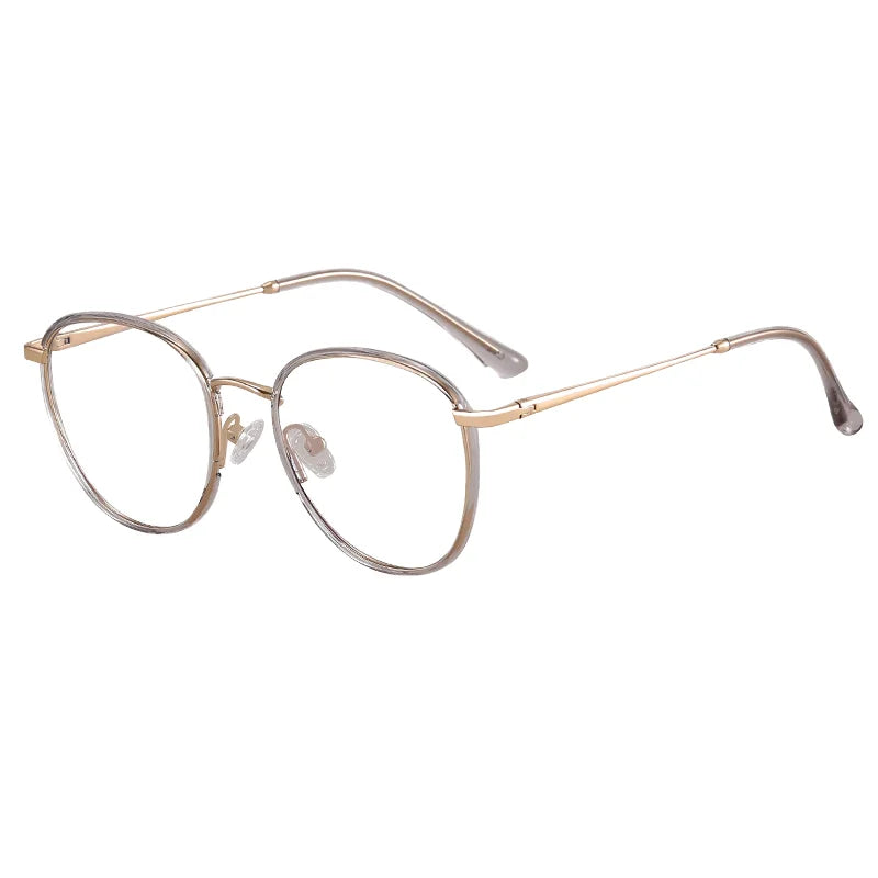 2025 Men Clear Round Frame Glasses Frame for Men Women Computer Eyeglasses Anti Blue Light Glasses Eyewear Blocking Glasses