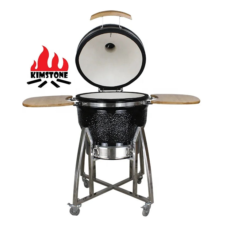 KIMSTONE 22 Inch Large Outdoor Kitchen Charcoal Grill Portable Barbecue Grill Bbq Griller Heavy Quality Expert Grill