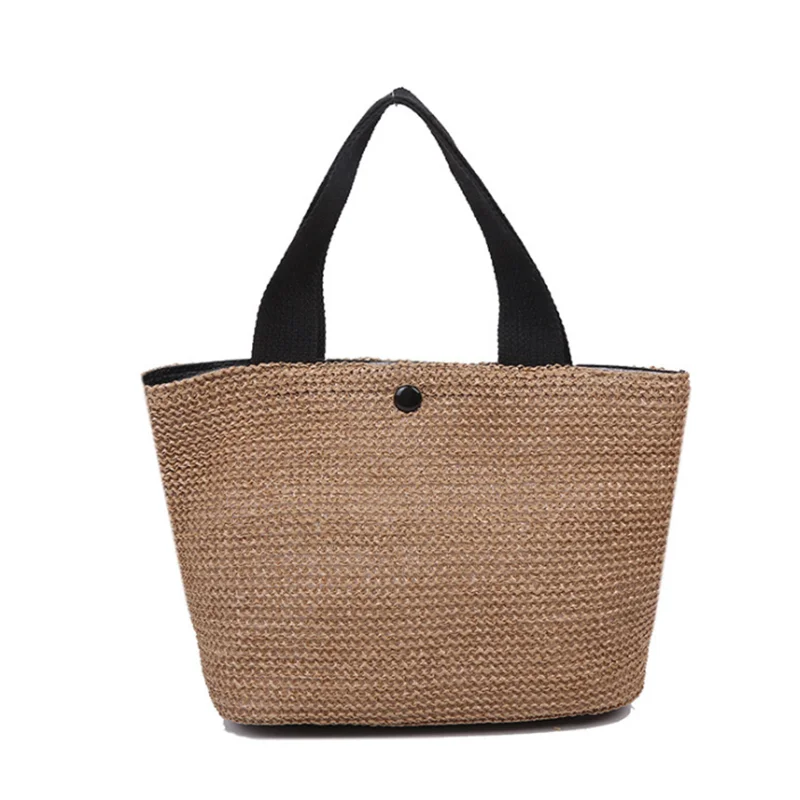 Straw Beach Tote Bag for Women Summer Woven Tote Handbags for Travel Beach