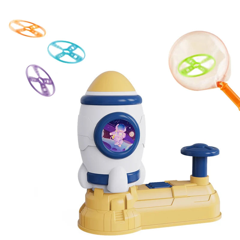 Hot Selling Flying Saucer Discs Launcher for Kids Ejection Foot Stepping on Flying Disc Set for Outdoor Game Shooting