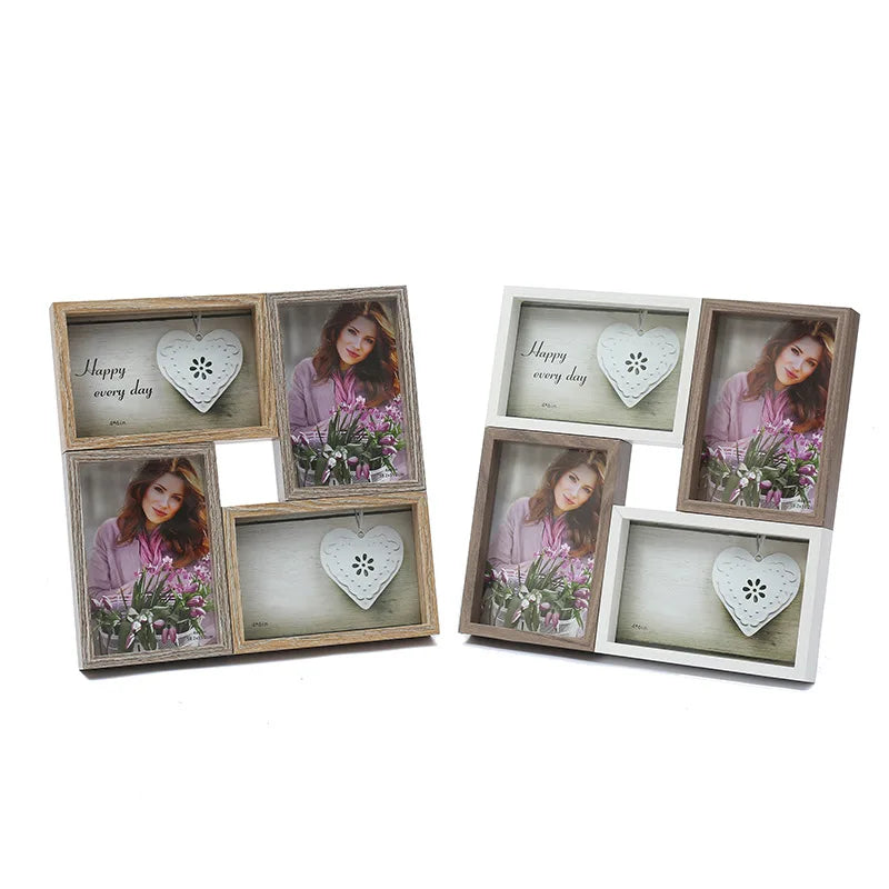 Wholesale Wooden Family Multiple Collage Picture Photo Frames With Good Quality