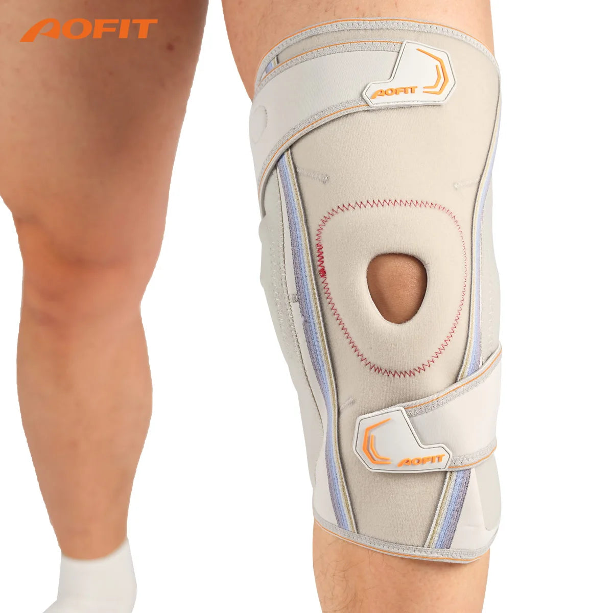 Professional Top Quality Neoprene Knee Brace with Side Stabilizers Patella