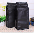 2026 Customl Print Plastic Transparent Foil Line Flat Bottom Recycle Coffee Packaging Bag with Coffee Design