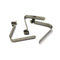 U Metal Steel Spring Clip Tube Lock with Flat Touch Button Industrial Usage