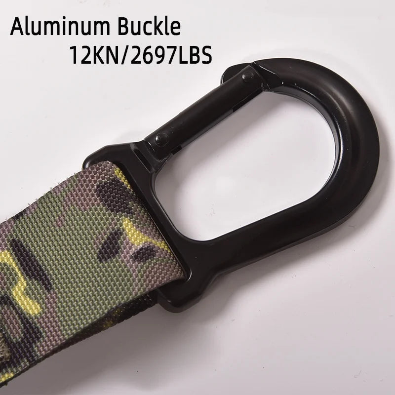 38MM Aviation Aluminum 1200kg Mousqueton Connector Snap Buckle for Suspension Trainer Fitness
