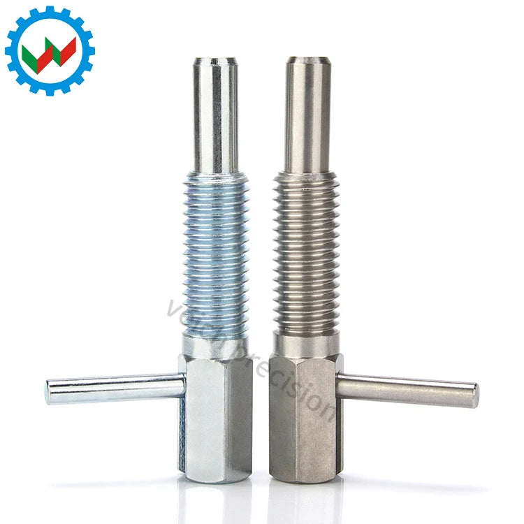 VCN233 Fastener Spring Loaded Indexing Plunger with L Knob Rest Position Return Type