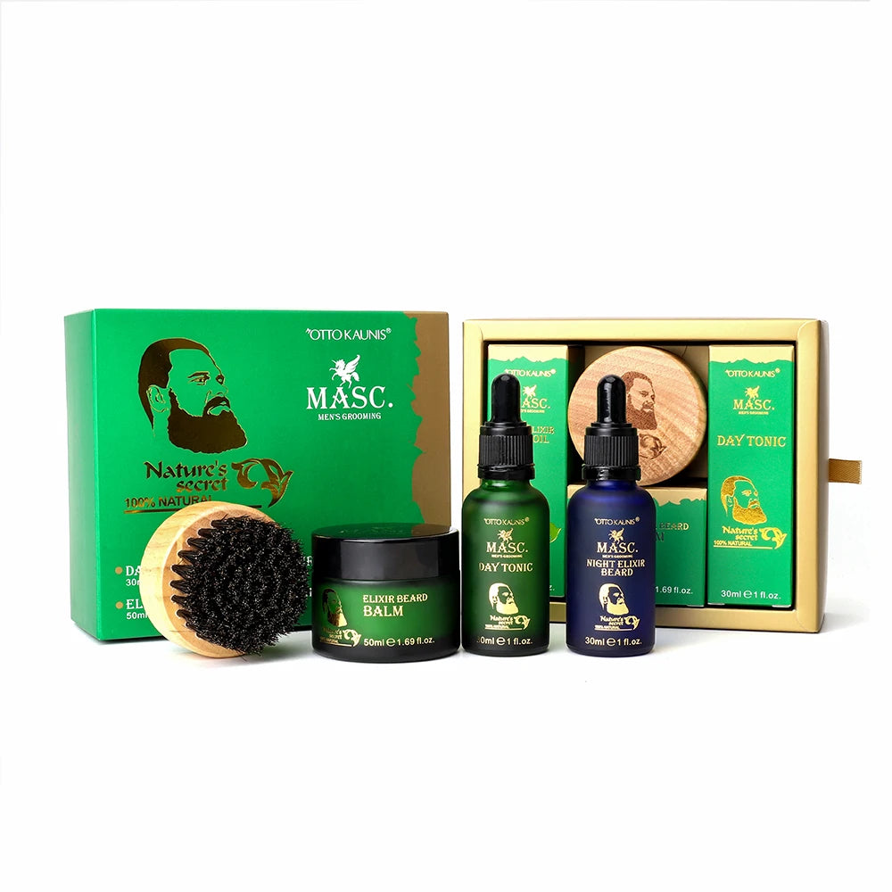 Factory Provide Men Grooming Barber Care  100% Natural Organic Beard Oil Kit