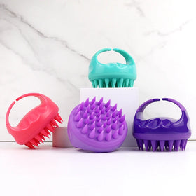 Salon Hair Scalp Massager Shampoo Brush for Hair Soft Silicone Head Shampoo Brush