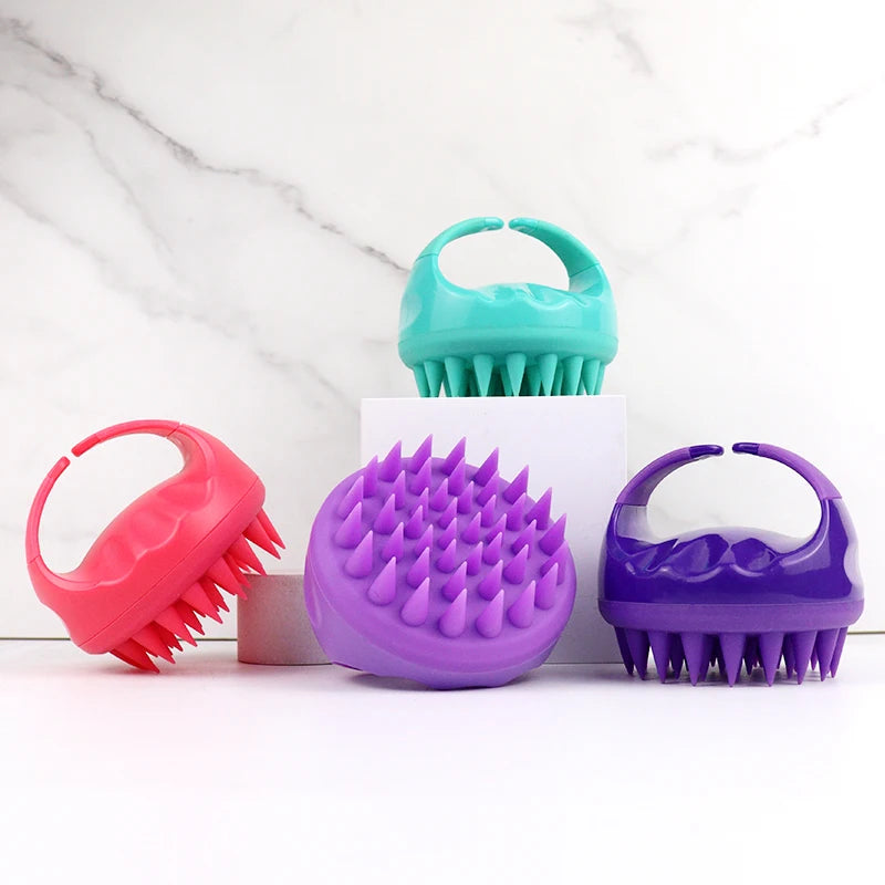Salon Hair Scalp Massager Shampoo Brush for Hair Soft Silicone Head Shampoo Brush