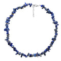 Hot Sale Natural Stone Beads Chain Necklace Silver Plated Link Chain Necklace Choker Chain Necklace for Women Men Girls Unisex J