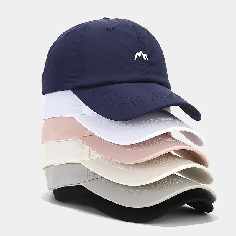Landfond Accessory Outdoor Hiking Quick Drying Baseball Cap Mountain Embroidery Simple Caps