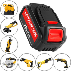 DCB180 DCB200 DCB206 Replacement 18v 20v Lithium Ion Rechargeable Battery Pack 3ah 4ah 5ah 6ah for Power Tool Cordless Drill