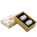 Custom Empty Glass Candle Stand with Metal Lid Boxes Packaging for Christmas Home Decoration-Eco-Friendly & Durable Black Gold