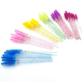 Mini Pink Nylon Disposable Mascara Brushes Eyelash Extension Eye Wand Spoolie & Eyebrow Makeup Colorful Applicator