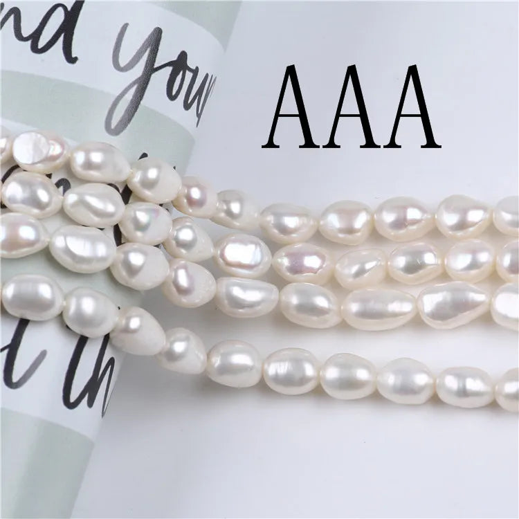 Zhuji 8-9mm A-AAA Natural Stone Baroque Shape  for Jewelry Making