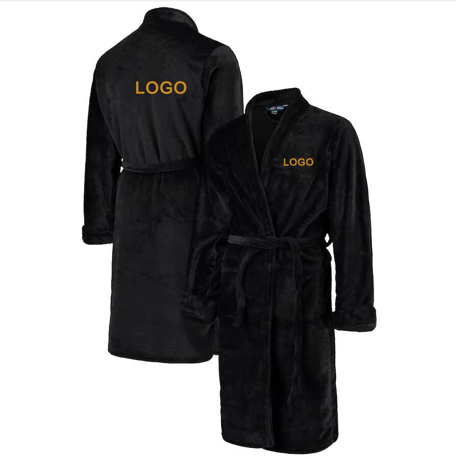 Women Robe Plush Cotton Terry Kimono Spa Bathrobe With Custom logo