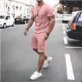 Men's Shorts Set Custom Casual Sports Wear Suits Tshirt and Shorts Men Set Summer