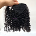 VMAE 100g Virgin 3A 3B 4C Afro Kinky Curly Raw Cuticle Aligned Wrap Around Ponytails Drawstring Ponytail Human Hair Extensions