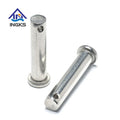 18-8 Stainless Steel Large Flat Head Custom Size Clevis Pin with Hole for Retaining Clip