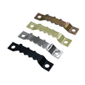 Heavy Duty Double-sided Iron 8*45mm Brass-plated Galvanized Black Oxide Sawtooth Photo Picture Frame Hanger Home Use Exporting