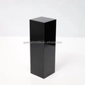 Black Color Acrylic Paperweight Cube Block 40x40x180mm Black Solid Block POS Displays Acrylic Blocks