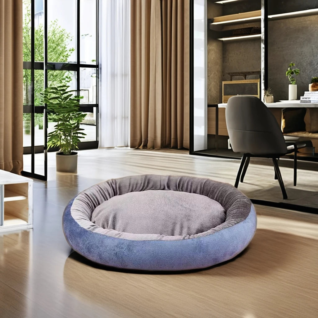 New Style Large Small Cool Cushion Pet Bed Removable Breathable Soft Comfortable Nest Warm Round Pet Dog Cat Bed Hand Washable