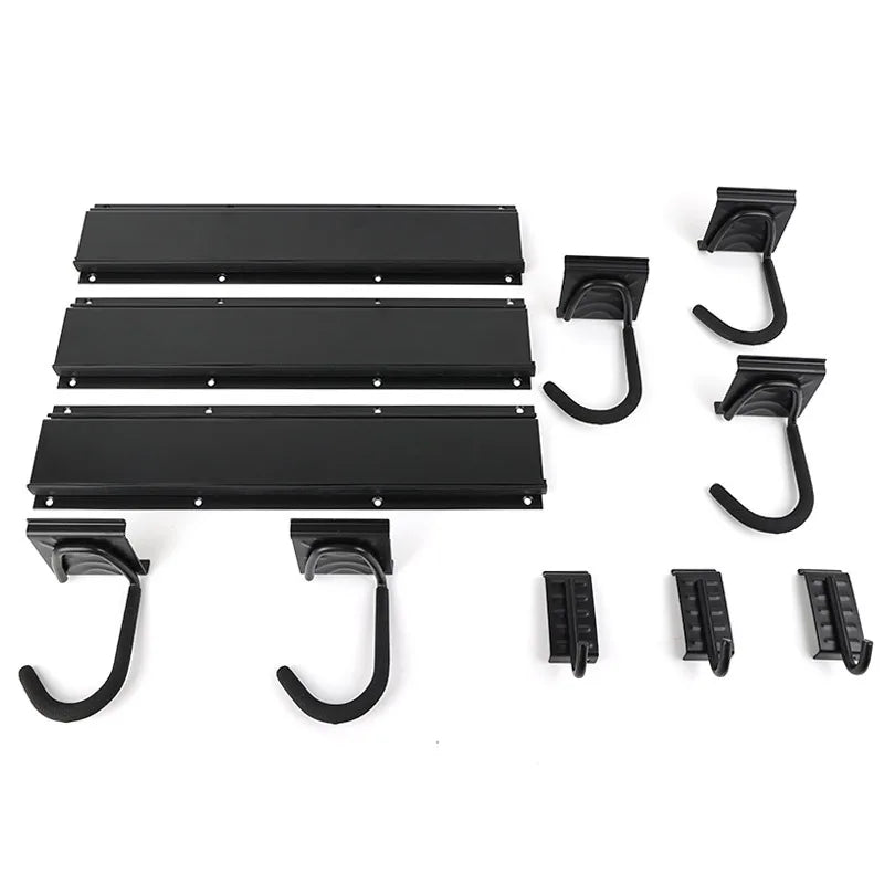 For Multifunctional Adjustable Heavy-Duty Wall-Mounted Detachable Hook Garage Warehouse Tool Storage Wall Groove Plate Hook