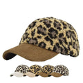 Customized Retro Puff Printed 100% Cotton Canvas Leopard Pattern Baseball Cap Women/Men Gold Buckle Snapback Unisex Common Four