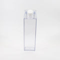 Madou 500ml Clear Plastic Milk Carton Custom Logo Water Bottle with Direct Drinking Flowing Method