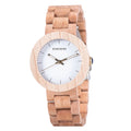 2020 Ladies Maple Wood Quartz Watch Limited Edition Fashion Business Style Miyota Movement Pointer Dial 3BAR Water Resistant