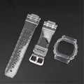 TPU Replacement Watch Strap and Case for DW-5600/5000 GW-M5610 G-5600 GLX-5600 Resin Refit Wrist Band Bracelet Accessories