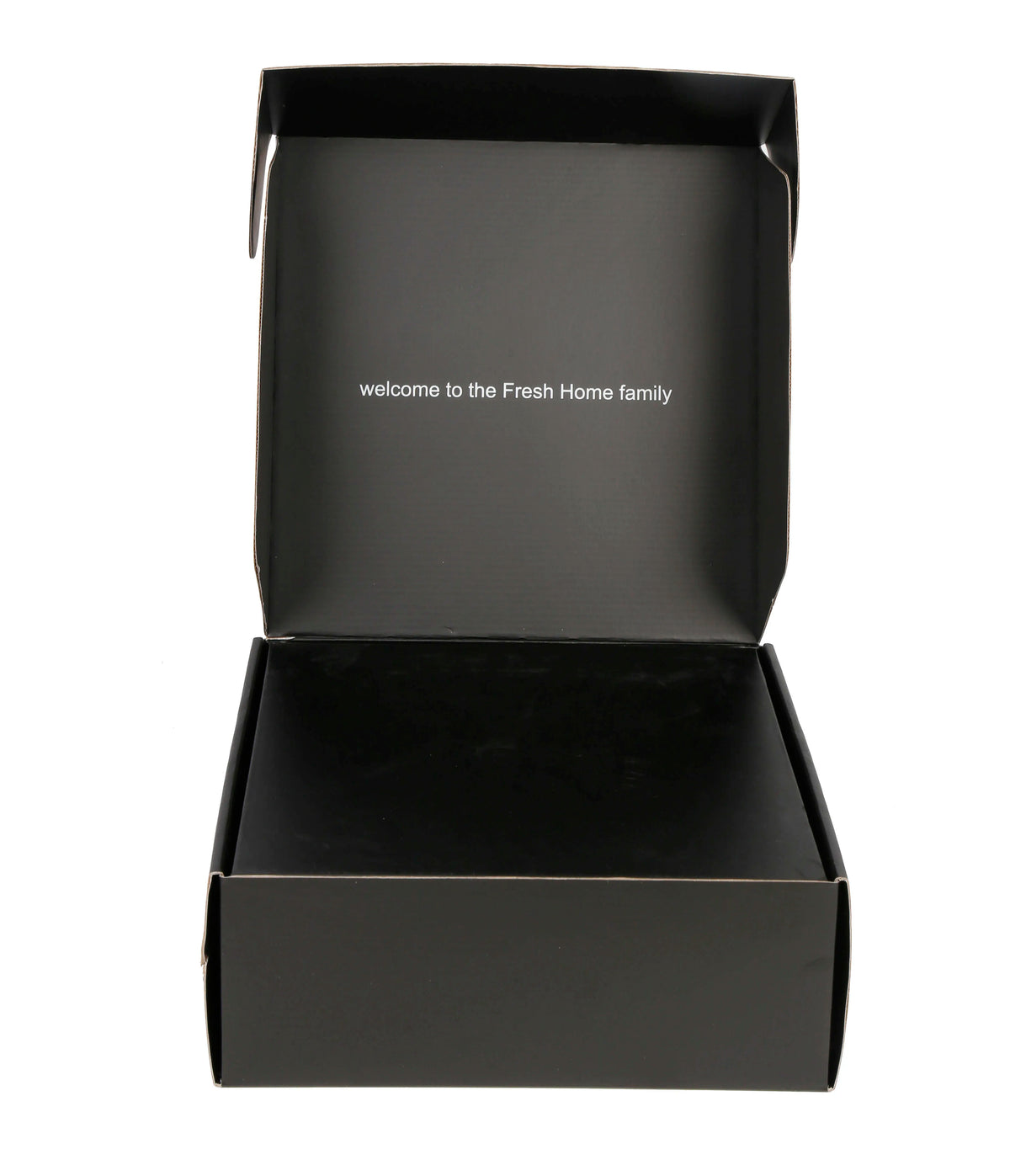 Eco-friendly Natural Beauty Packaging Box Foldable Black Mailer Box Corrugated Matte Black Shipping Boxes Custom logo