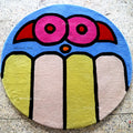3D Round Shape Letter Carpet Custom logo  Circle Bedroom Floor Rug Custom Handmade Logo Area Rug