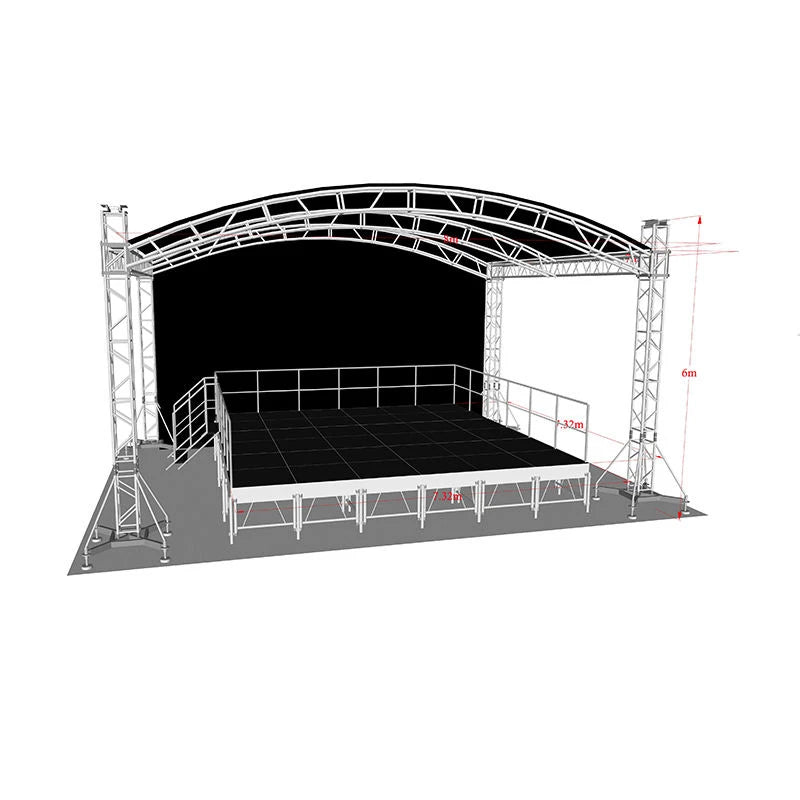Stand Support Truss for All Size Led Cabinet Roof Truss Pa System and Outdoor Stage for Concert