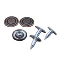 WYSE Wholesales Brass Metal Rivet Jeans Accessory Double Circle 9.5MM Metal Rivets Jeans Buttons and Rivets