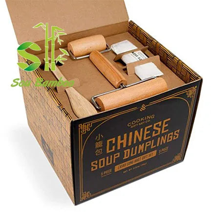 Hot Sale Chinese Eco-friendly 8 Inch Food Grade Dim Sum Bamboo Steamer Sets MegaBDM