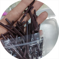 100pcs Mini Black Elk Horn Resin Christmas Crafts DIY Xmas Home Decor Doll House Accessories