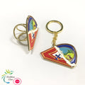 Wholesale Customised Pathfinder Club National Friendship Activity Organization International logo Soft Enamel Key Ring for Gift