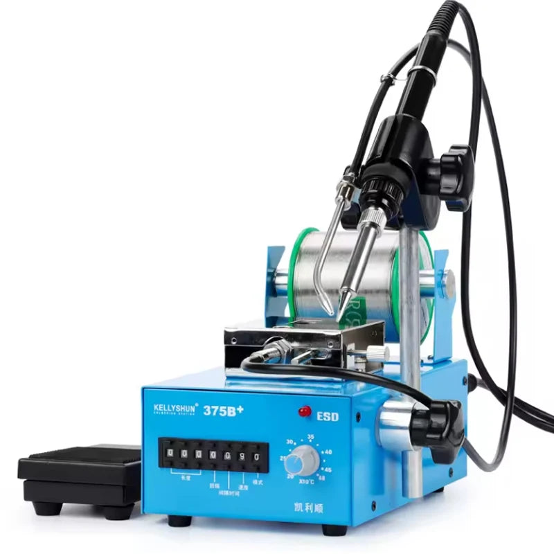 KELLYSHUN Industrial Grade Digital Solder Tin Feeding Welding Table 375C Soldering Station for BGA SMD Phone Rework Stations