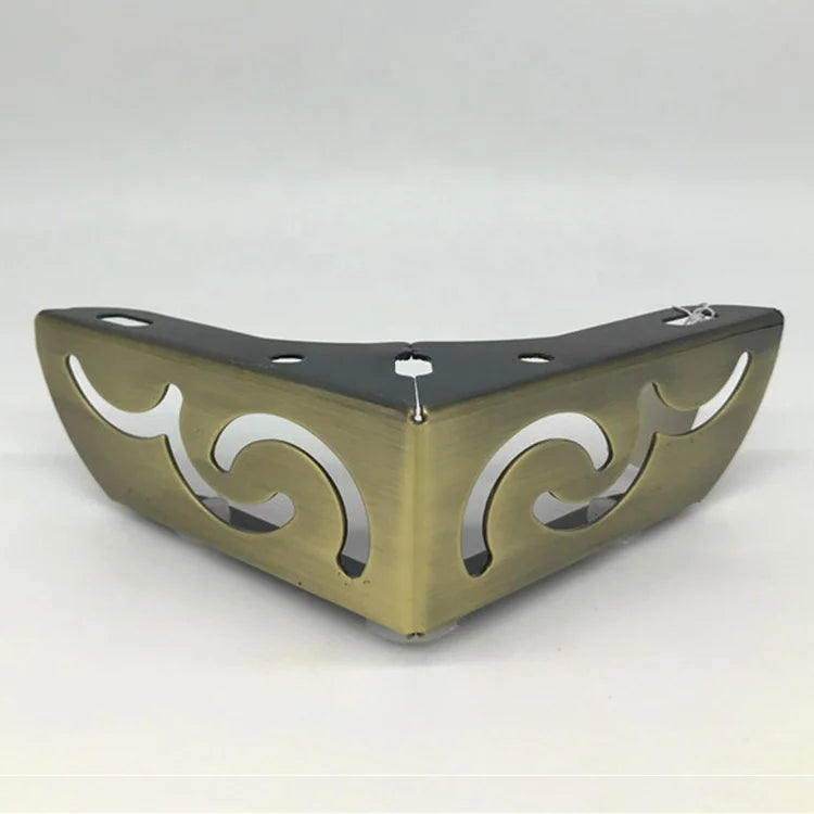 Full Customization Supplier L Shaped Metal Iron Cabinet Feet Decorative Furniture Fancy Feet Sofa Foot Cabinet Leg