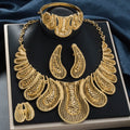 Simple Jewellery Pakistine Luxury Cubic Zircon Crown Bridal Large African Jewellery Ladies Jewelryset Jewelry Sets